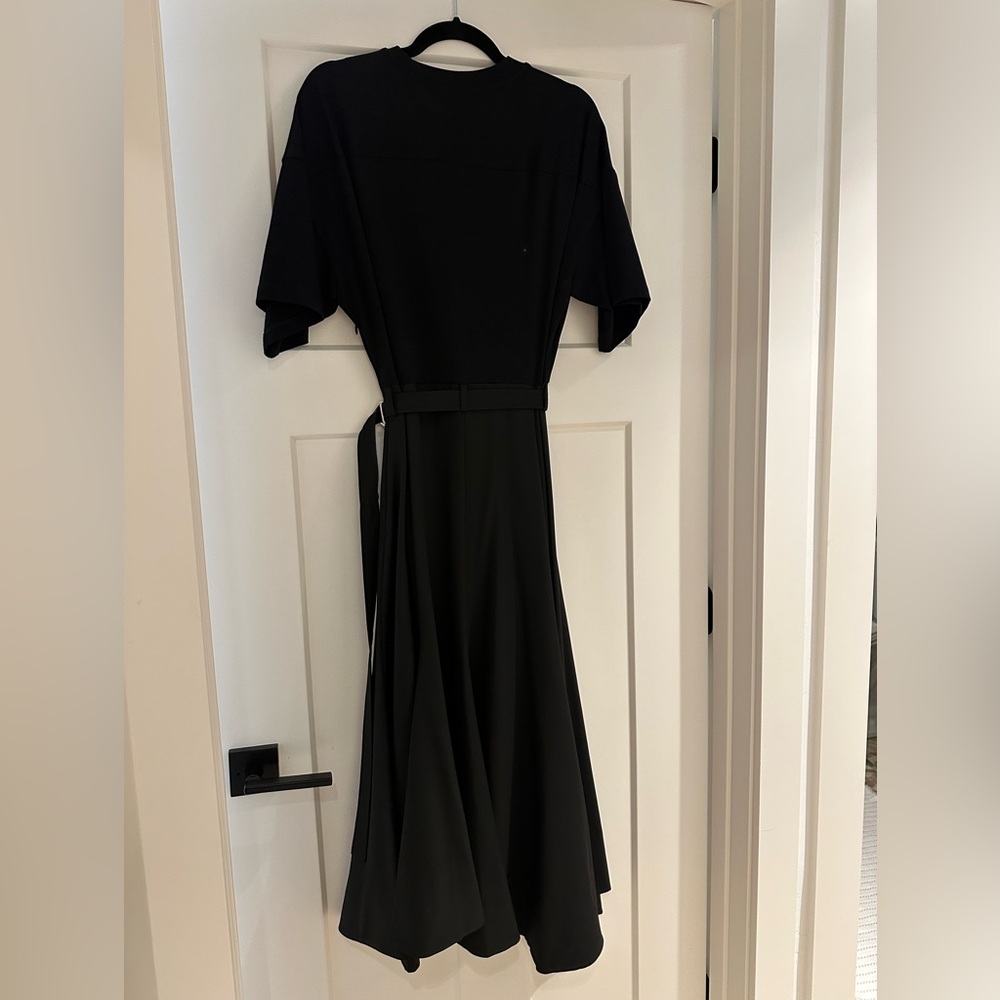 3.1 Phillip Lim Black Asymmetrical T-shirt Dress - Picture 3 of 6